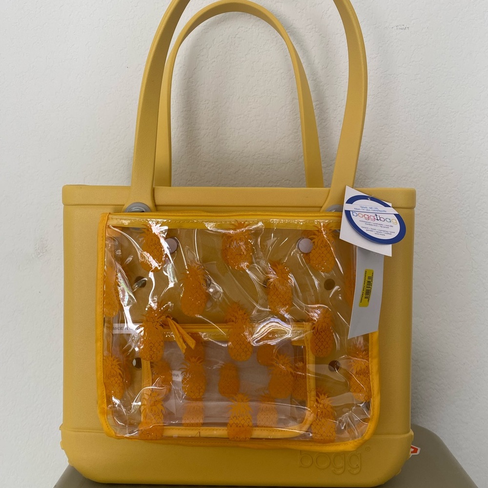 NWT yellow large BOGG tote